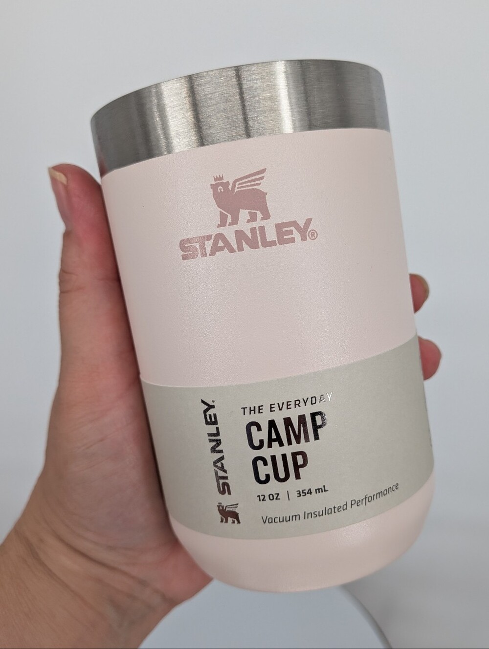 new STANLEY everyday Camp Cup Coffee mug insulated cold/hot rose quartz PINK